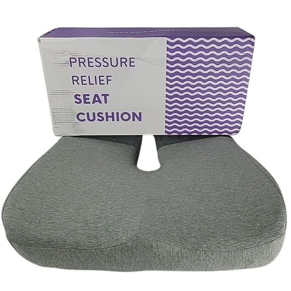 Cushion Lab Patented Pressure Relief Seat Cushion Size Standard Gray USED - Picture 1 of 7